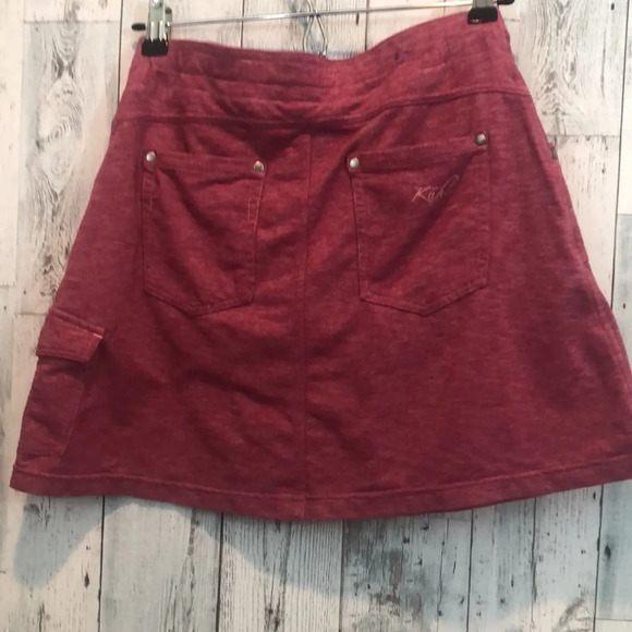 Kuhl Red Marbled Cargo Skort Extra Small - Picture 2 of 11